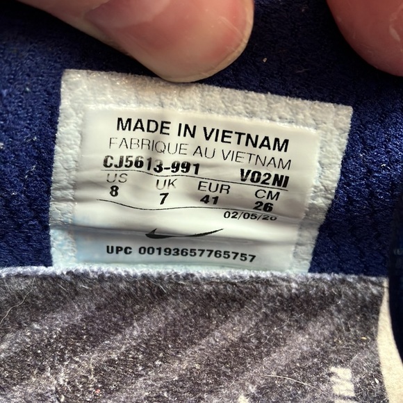 Men's Nike Metcon 5 By You ID (CJ5613-991) Blue Athletic Sneakers Size 8 EUC - Picture 4 of 15